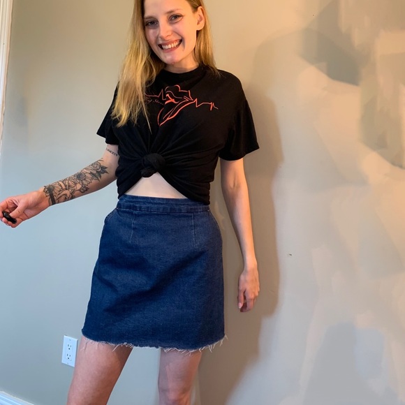 vintage jean skirt - Picture 7 of 12